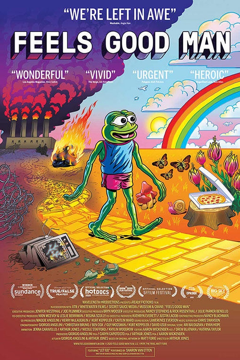 Feels Good Man Poster (2020) Arthur Jones Pepe the Frog Art Print 24x36 27x40 #2