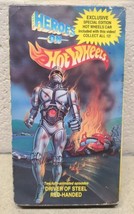 Heroes On Hot Wheels 1991 VHS - Driver of Steel Red-Handed 