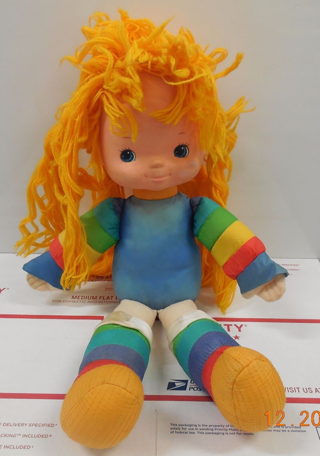 Vintage Hallmark 1983 Rainbow Brite Plush Sprite Twink Friend Toy Plush Stars