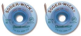 Chemtronics 80-3-10 Soder-Wick Rosin SD Desoldering Braid (2) - $22.66