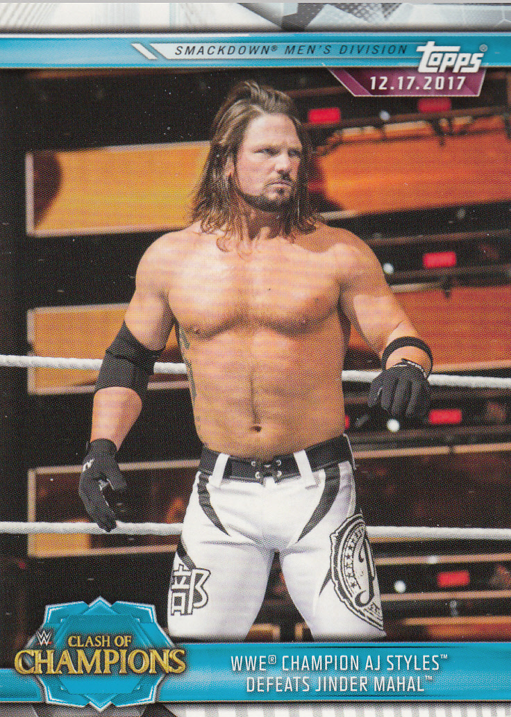 Aj Styles 2019 Topps Wwe Road To Wrestlemania Card #79 - Wrestling Cards