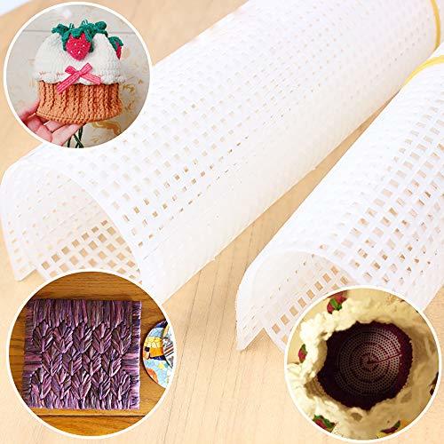 YG_Oline 6 Pieces 7 Count Mesh Plastic Canvas Sheets Needlepoint Canvas
