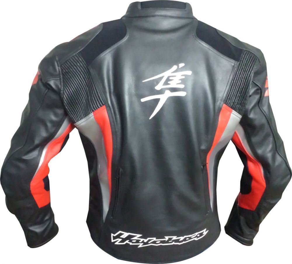 suzuki leather riding jacket