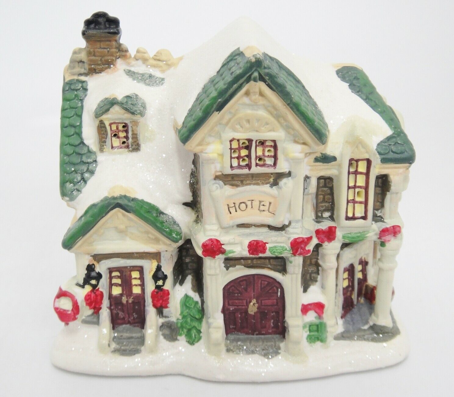 Village Buildings Resin Accessories Cobblestone Corners Miniature Christmas Village