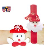 Rudolph Santa Snowman Reindeer Christmas Xmas Gift Wrap Cute Wrist BRACELET - $3.98