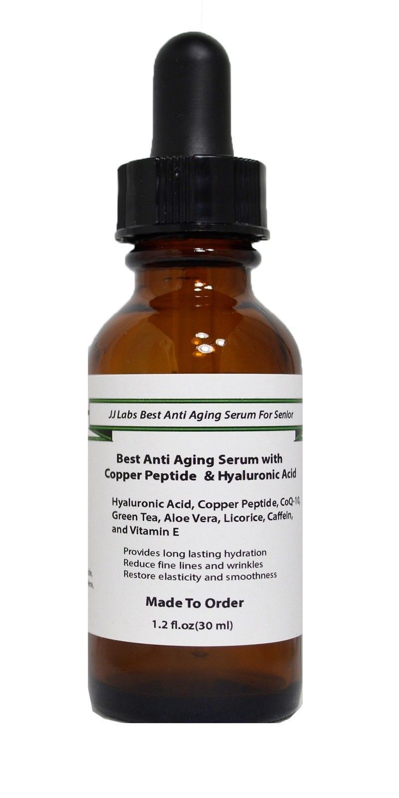 Senior Best Anti Aging Serum with Copper Peptide & Hyaluronic Acid