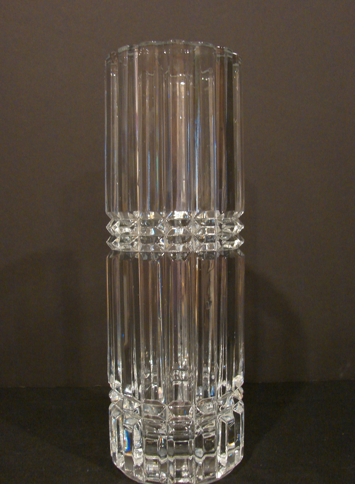 Montparnasse By Cristal D'ArquesDurand France Crystal Flower Vase 11 3