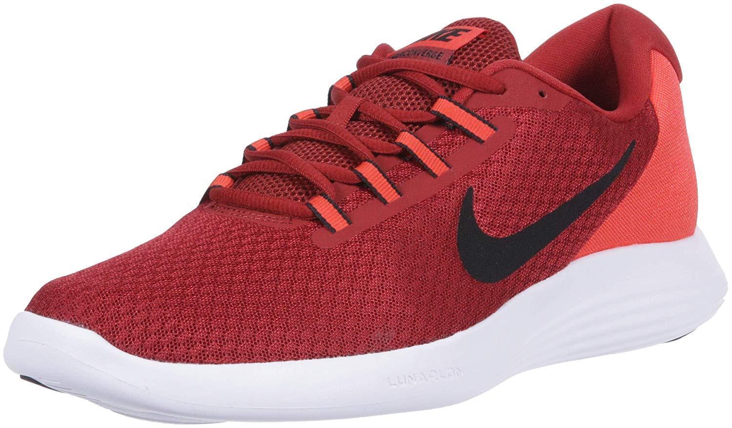 Men's Nike Lunar Converge Running Shoes, 852462 600 Mult Sizes Cayenne ...