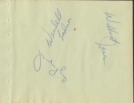 Wendell Ladner + 7 Signed Vintage Album Page Southern Miss Memphis Pros image 1