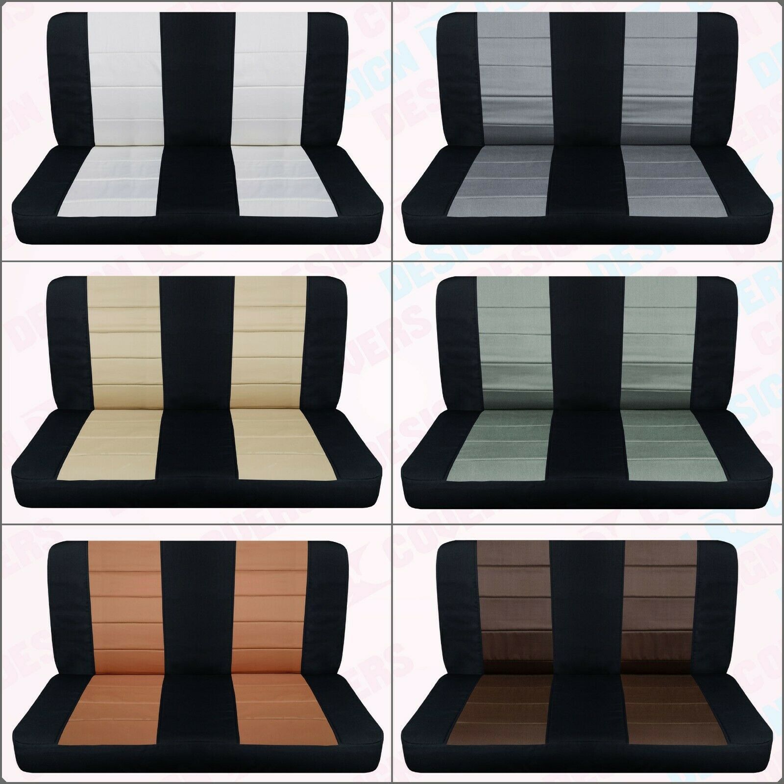 Car seat covers Fits Ford F150 truck 77-94 Front Bench ,NO Headrest  24 Colors
