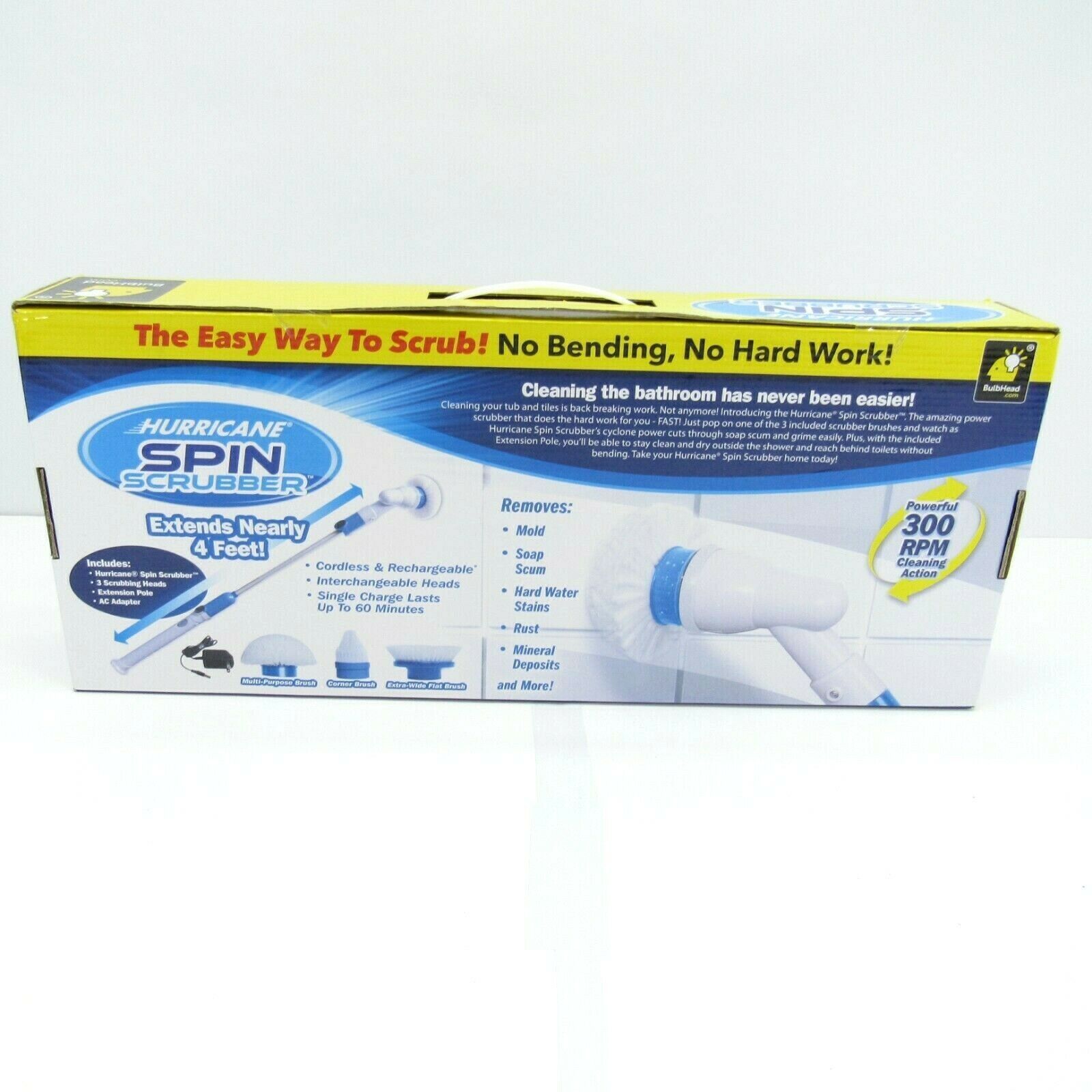 hurricane spin scrubber cordless