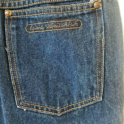 Vintage 80s Gloria Vanderbilt Jeans size 8 28x29.5 Oval Swan Logo High ...