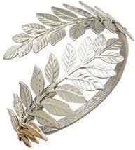  RechicGu Silver Tone Greek Roman Laurel Leaf Bracelet Armband Upper Arm... - $25.38