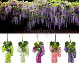 Ging flower silk wisteria plants fake flower decorative flower wreaths for wedding thumb155 crop