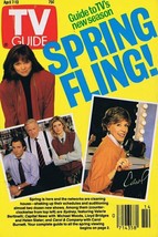 ORIGINAL Vintage Apr 7 1990 TV Guide No Label Carol Burnett Valerie Bertinelli