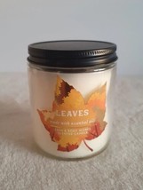Bath &amp; Body Works Leaves 1 Wick Scented Jar Candle 7 oz - $19.99