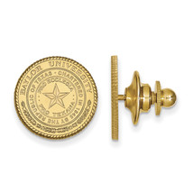 SS w/GP Baylor University Crest Lapel Pin - $53.19