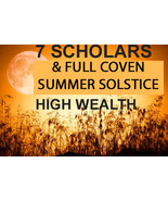  Haunted SCHOLARS &amp; OUR COVEN HIGH WEALTH JUNE 21 SOLSTICE FULL MOON MAG... - $43.11