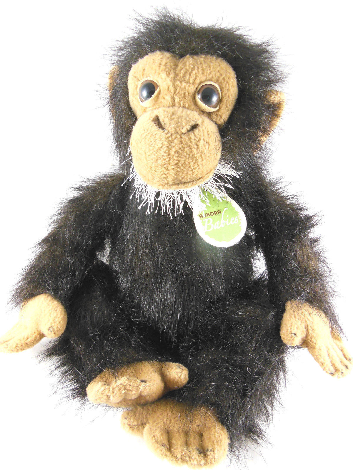 Aurora Chimp CHIMPANZEE 12" Flopsie Plush Monkey Floppy Stuffed Animal NEW 