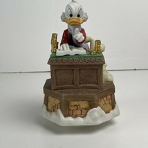 Schmid Disney Christmas Carol Scrooge McDuck Music Box If I Were a Rich Man - $79.48