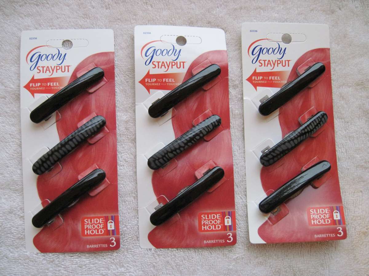 3 Black Goody Stay Put Slide Proof Hair And 50 Similar Items