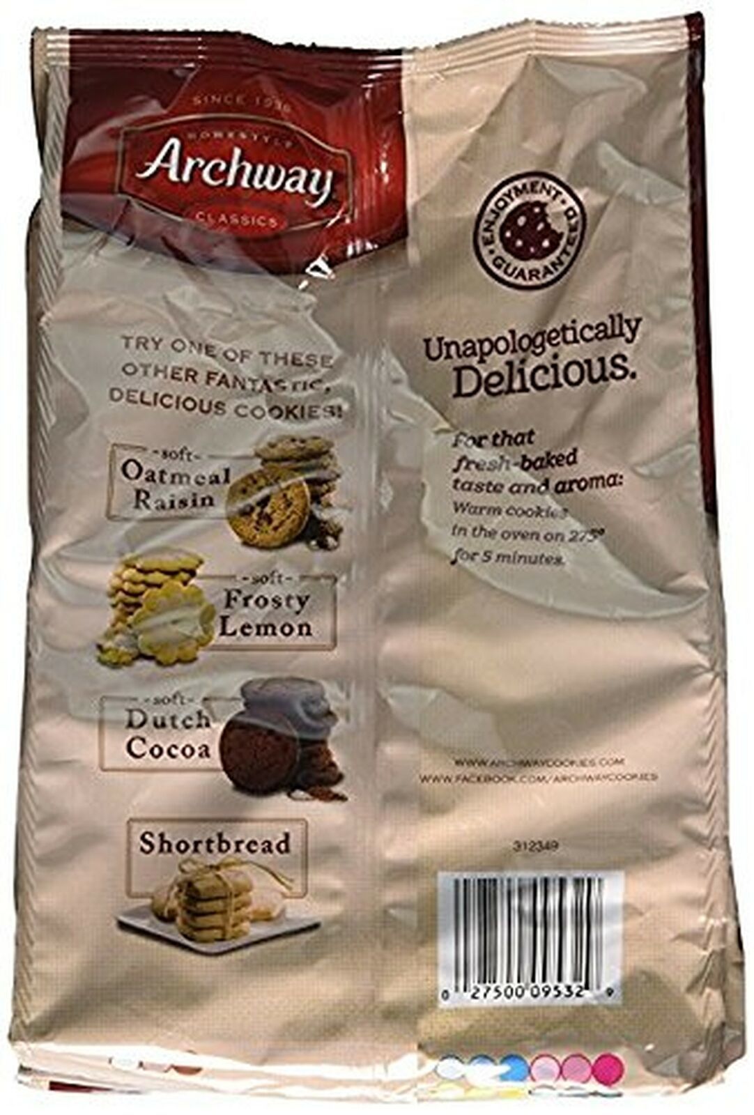 Archway Iced Molasses Cookies, 12 Ounce (Pack of 4) Cookies & Biscotti