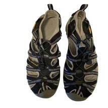 KEEN Women&#39;s Whisper Sandals Closed Toe Black Neutral Gray Size 7 Hiking... - $37.12