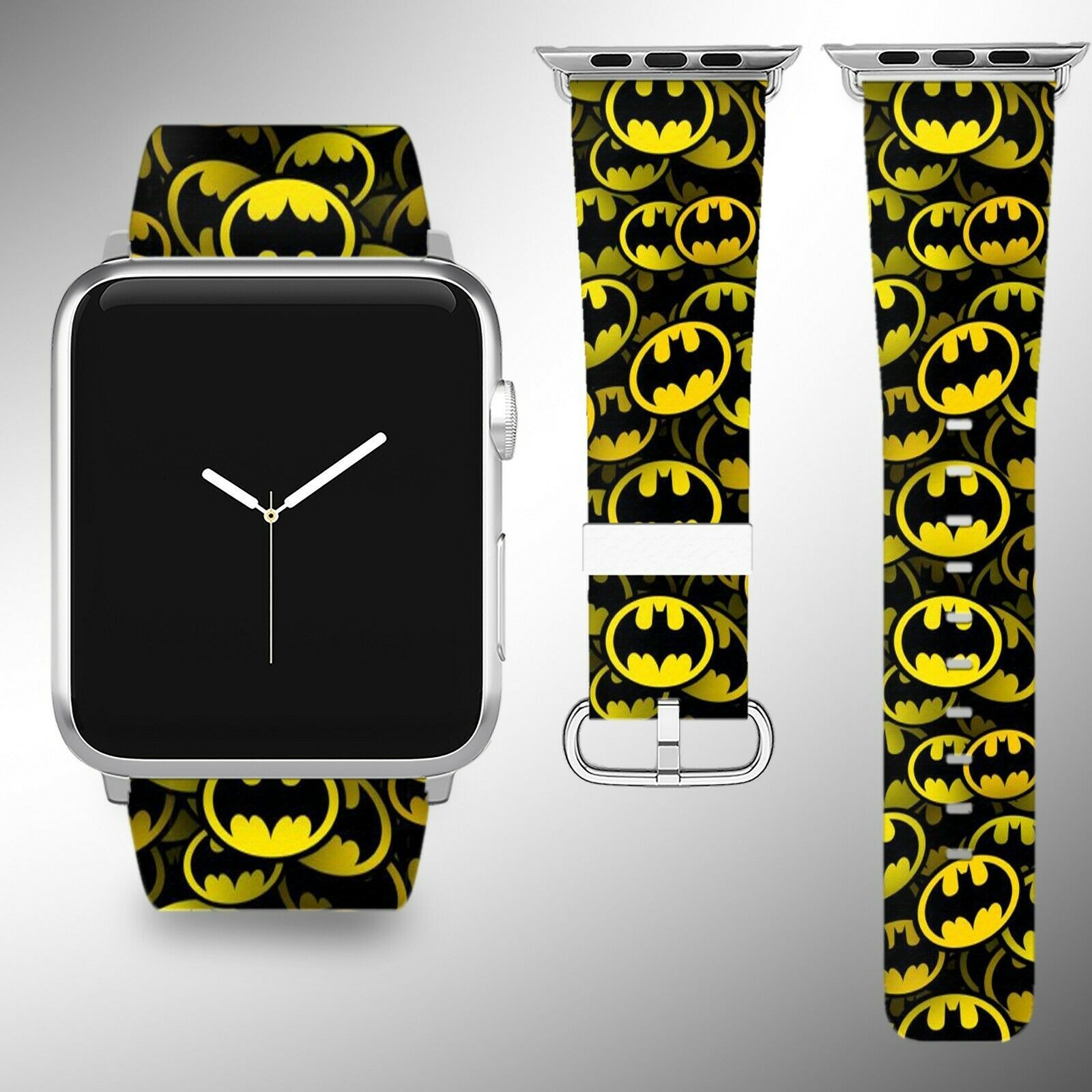 Batman Apple Watch Band 38 40 42 44 mm Wrist Strap 01 - Watch Bands