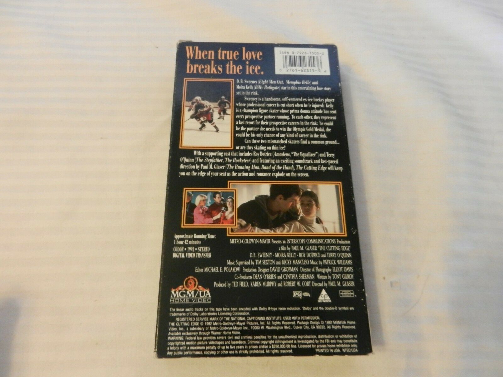 The Cutting Edge (VHS, 1996) D. B. Sweeney, Moira Kelly - VHS Tapes