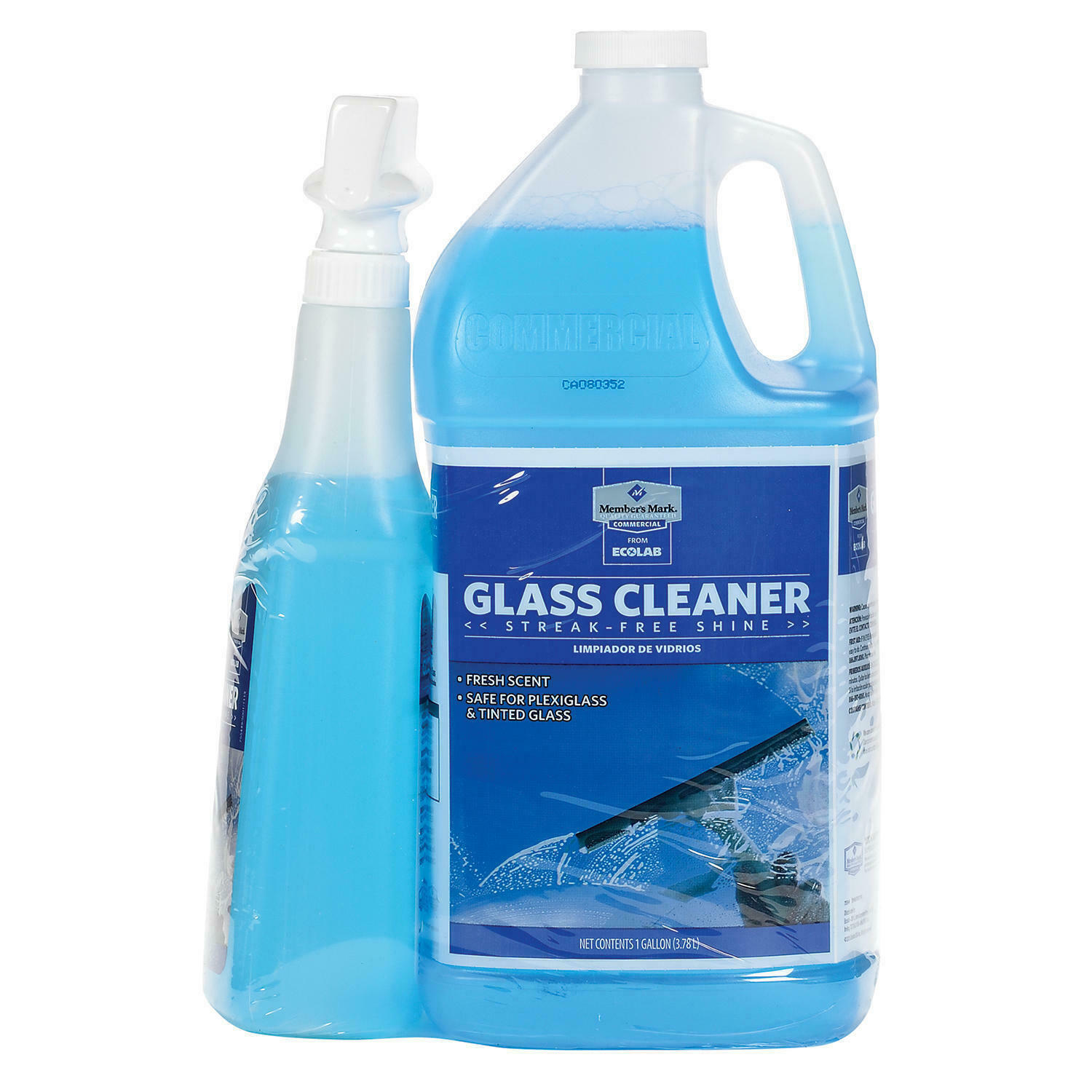 Member's Mark Glass Cleaner (32 oz. spray bottle, 128 oz. refill