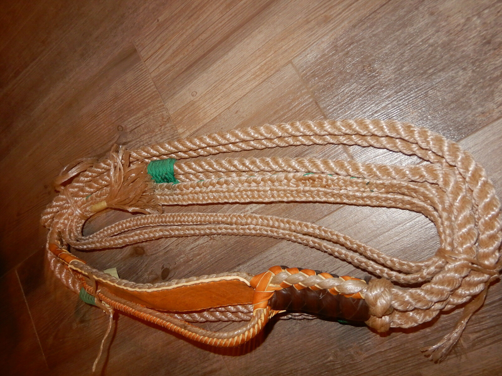 Bull rope Custom 2" OFFSET of PRO 9/7 RH Alligator Bull riding rodeo