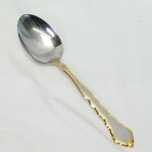 Oneida Golden Royal Chippendale Serving Spoon 8.375&quot; - $15.67