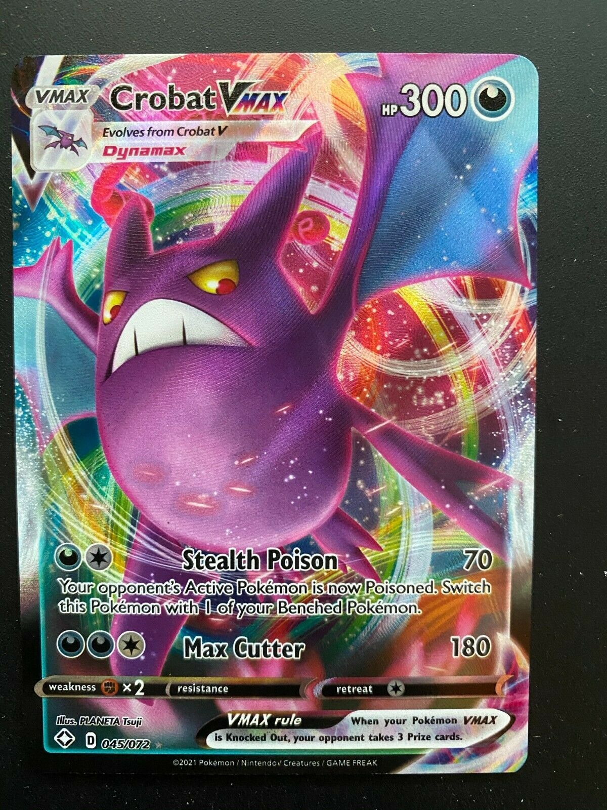 Pokemon Ultra Rare Holo Foil Full Art Crobat and 50 similar items