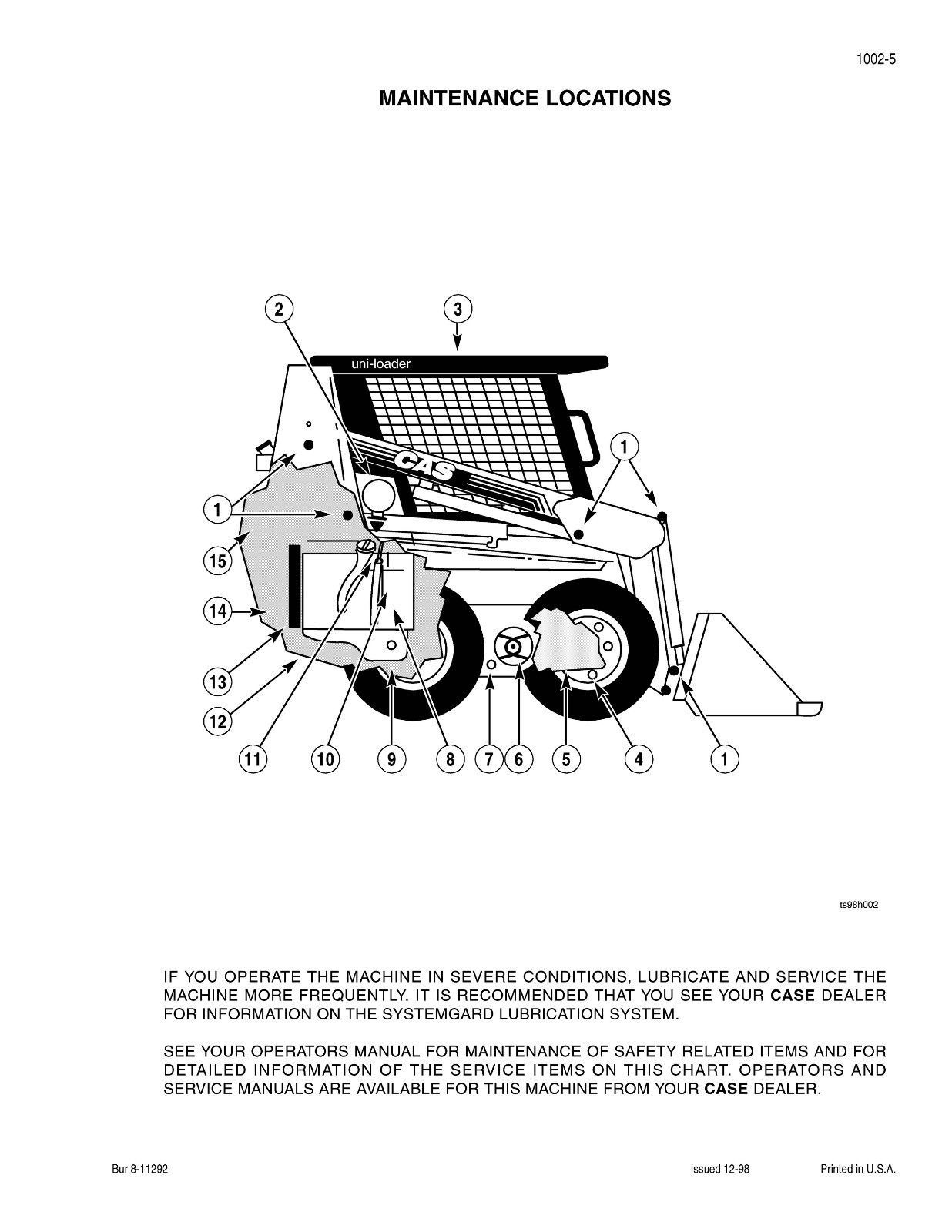 Case 1840 Skid Steer Loader COMPLETE FACTORY Service Repair Manual IMPROVED  CD