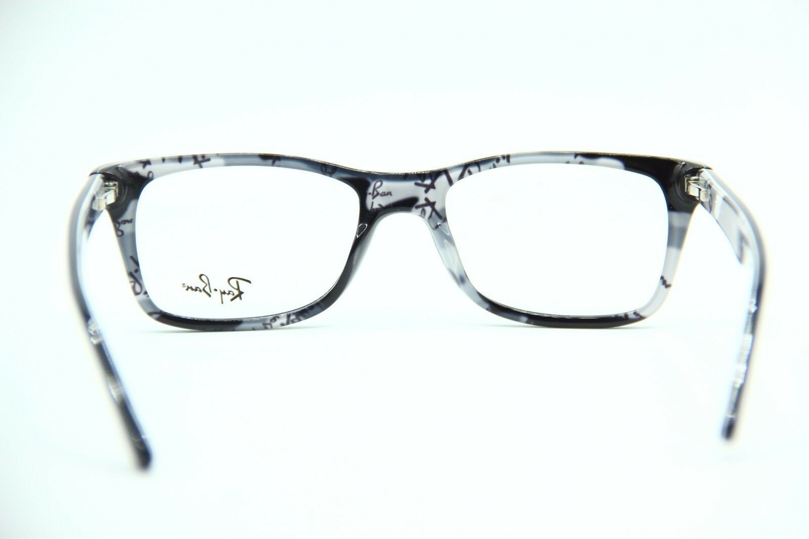 NEW RAY-BAN RB 5228 5405 BLACK EYEGLASSES AUTHENTIC FRAME RX RB5228 50 ...