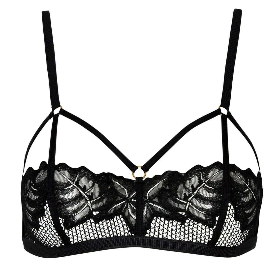 Bracli BLACK London Cage Net Bra, US Small - Teddies