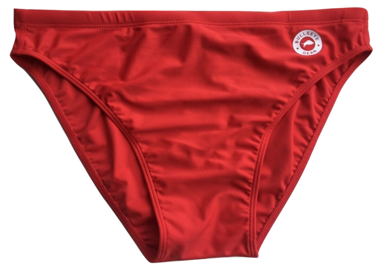 Red Bullseye Gear Mens Lycra Swim Brief, 2