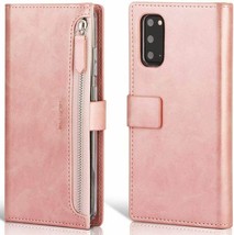 Pepmune Wallet Phone Case for Samsung Galaxy S20 Ultra, Rose gold - $17.13