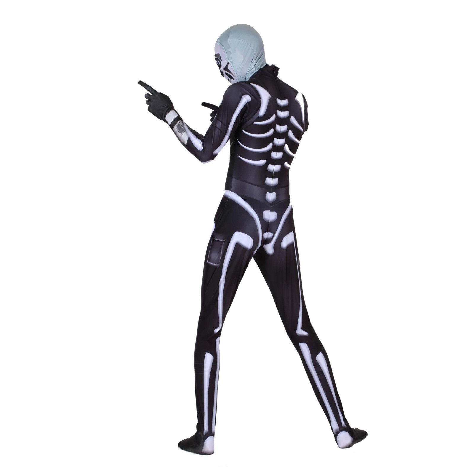 Fortnite Skull Trooper Costume Jumpsuit Cosplay Skull Trooper Mask Suit