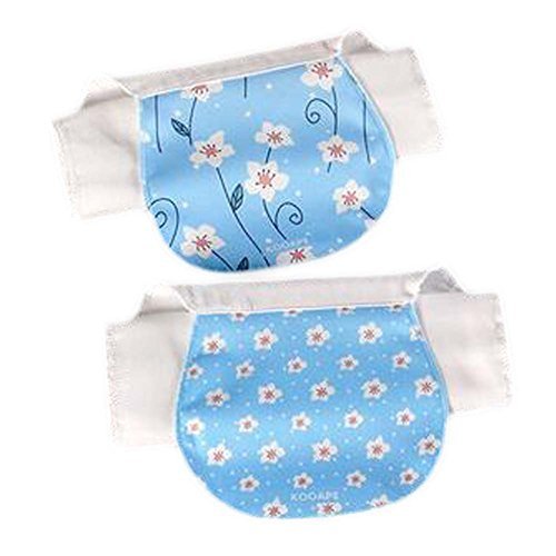 Sweat Absorbent Washcloths Mat Towels 2 Pcs Lovely Baby Soft Cotton Gauze Towels
