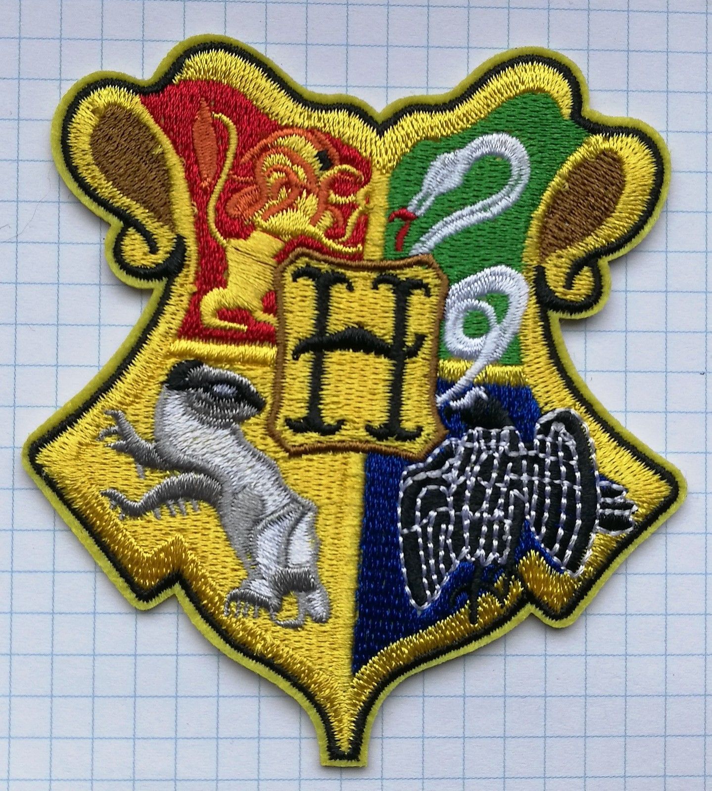 Golden Shellback Crossing of the Equator Embroidered Cloth Iron On Patch