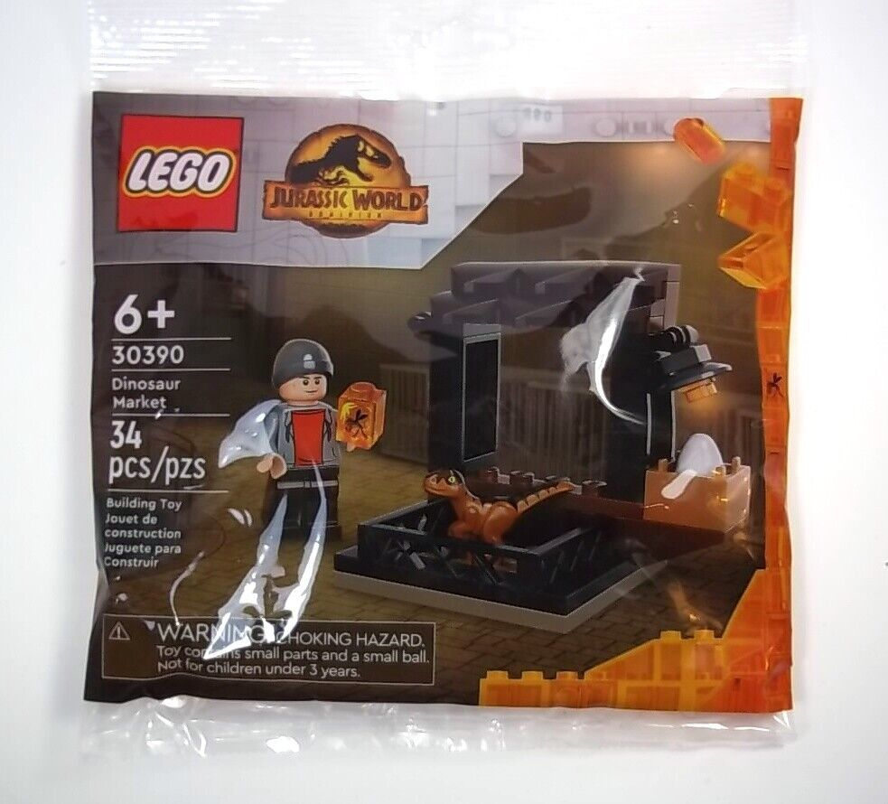 Lego 30390 Jurassic World Dominion Dinosaur Market 34 Pcs Polypack New Lego Complete Sets And Packs 