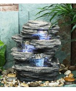Fountain-Rock 4 Level-Water Fountain, Garden Decor, Home Decor, Handmade... - $108.89