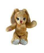 Build A Bear Bunny Rabbit Jointed Tan Plush Stuffed Animal Stars Easter ... - $18.81
