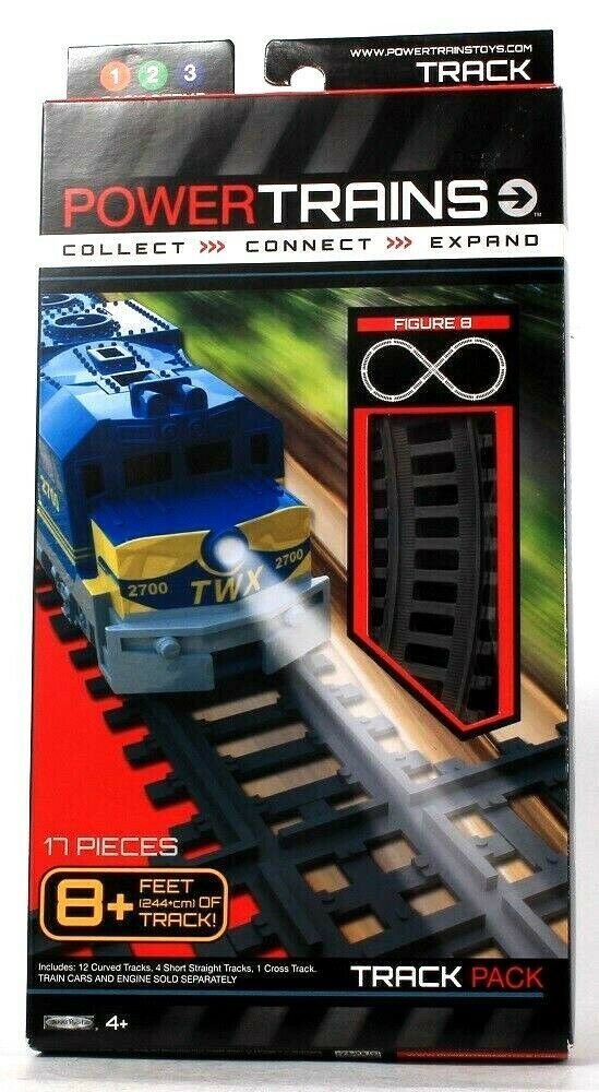 1 Package Jakks Pacific Power Trains Figure 8 Track Pack 8 Plus Feet 17