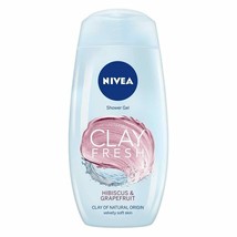 NIVEA Women Body Wash, Clay Fresh Hibiscus & Grapefruit Shower Gel, 120ml - $13.16