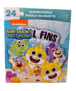 Nickelodeon Baby Shark 24 Pc Shaped Jigsaw Puzzle - New - Baby Shark&#39;s B... - $8.99