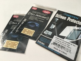 HTC EVO 4G Screen Protector &amp; Cell Antenna Signal Booster (x2) Bundle - $4.75