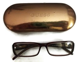 Guess GU 1561 BU Red Eyeglasses 54-14-135mm Frame China & Gold Guess Case - $18.17