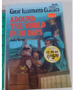 around the world in 80 days by jules verne  great illustrated classics 1989 HB - $5.94